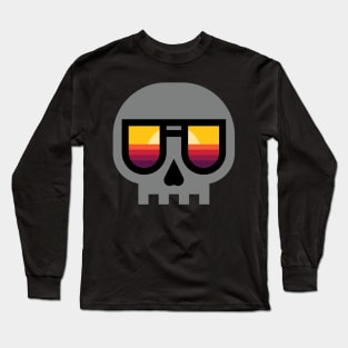 Sunset Skull Long Sleeve T-Shirt